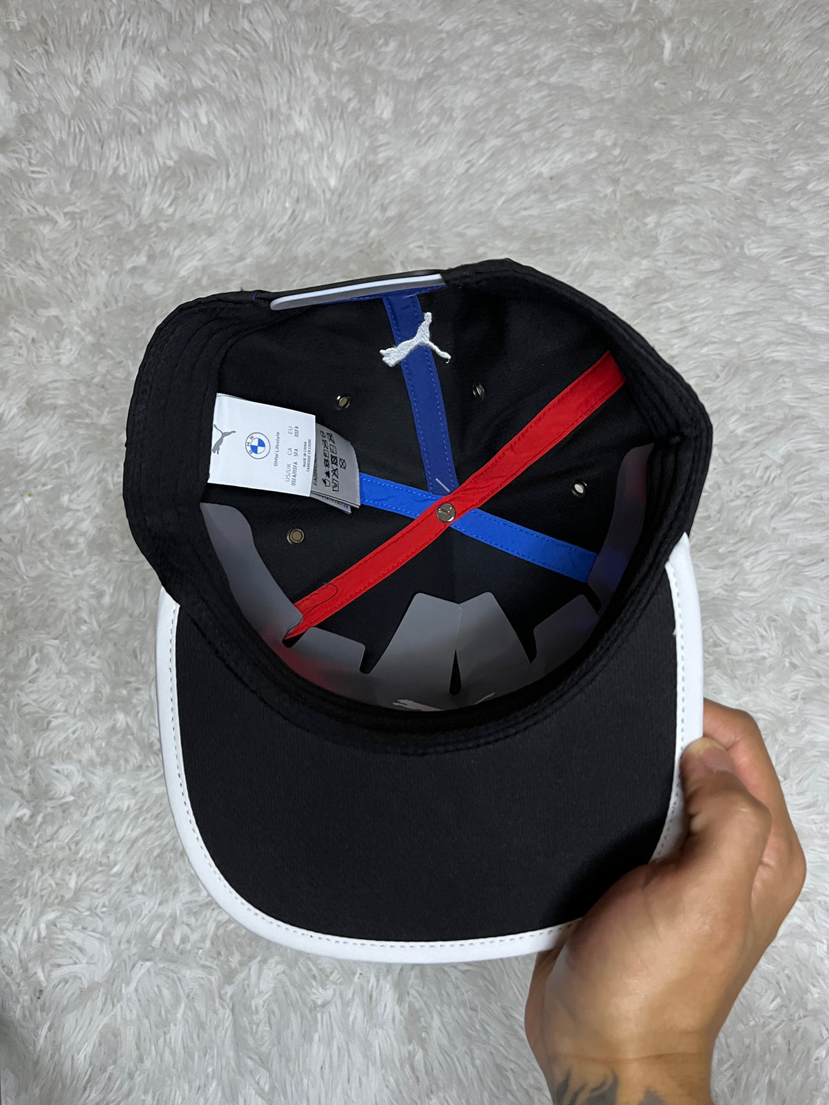 GORRO PUMA BMW MOTORSPORT MMS NEGRO CON VISERA PLANA