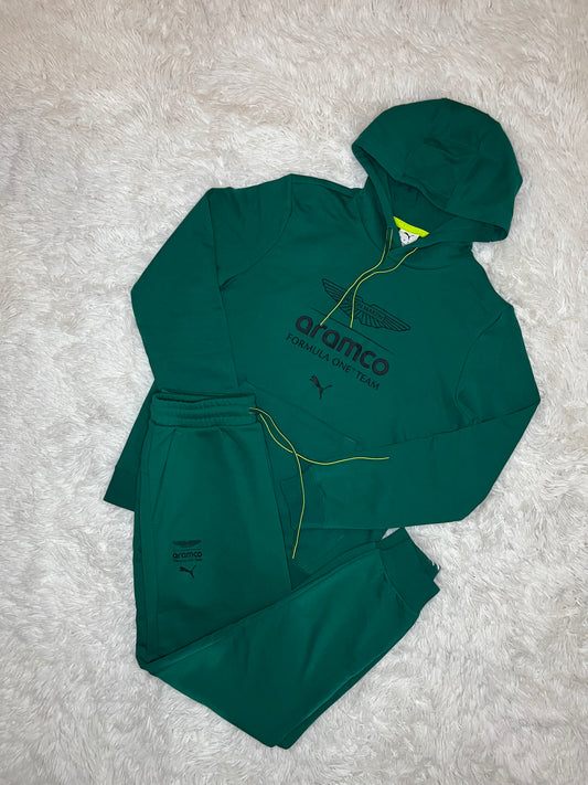 Conjunto poleron+pantalon puma Aston Martin