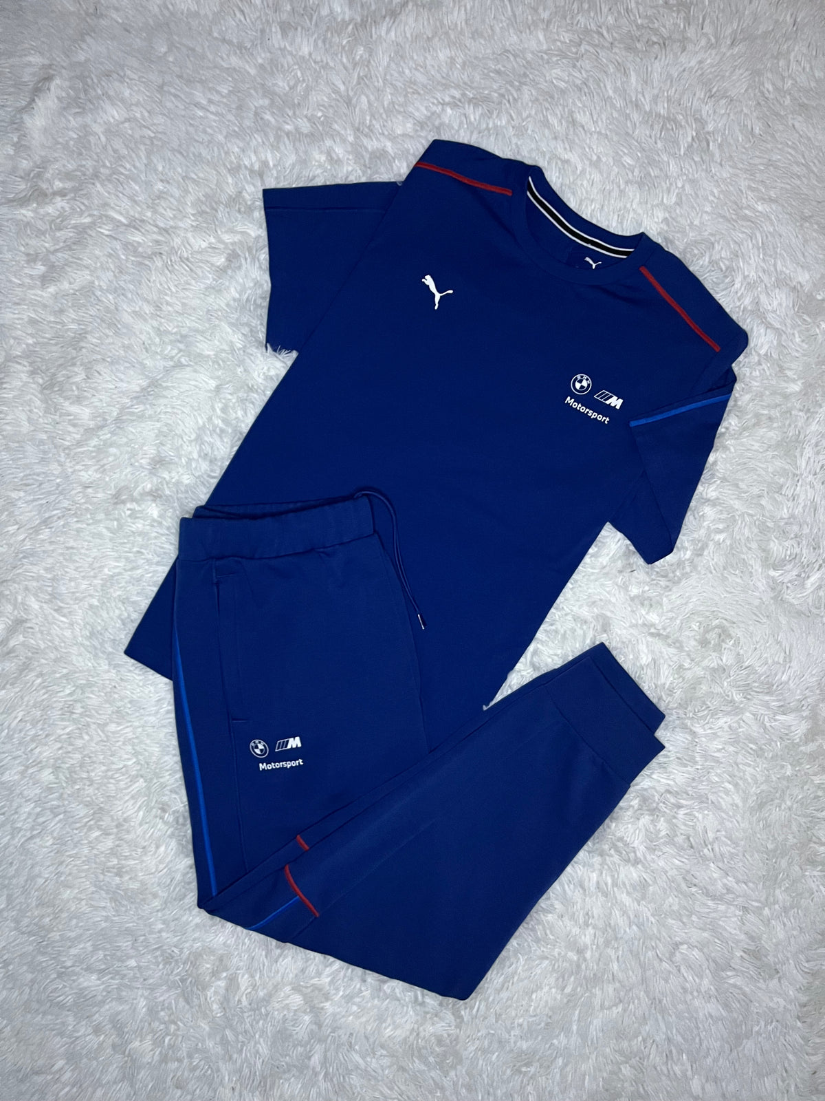 Conjunto puma poleron+pantalón BMW motorsport