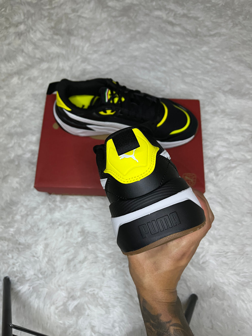 ZAPATILLAS PUMA SCUDERIA FERRARI TRINITY 2 NEGRAS