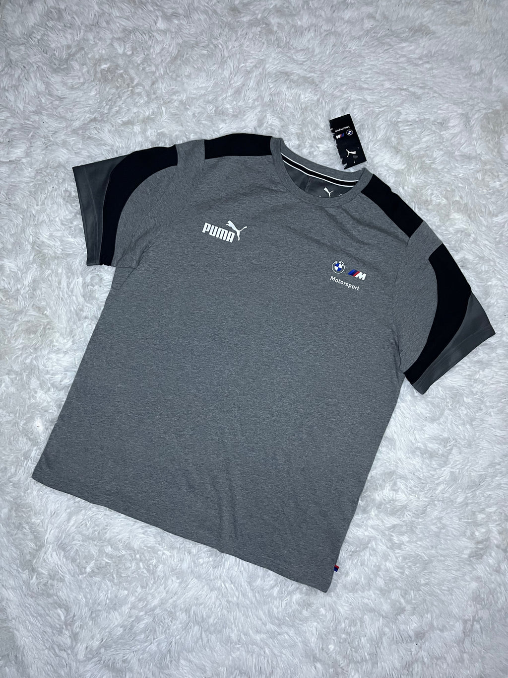 POLERA PUMA BMW MOTORSPORT MMS MT7 GRIS