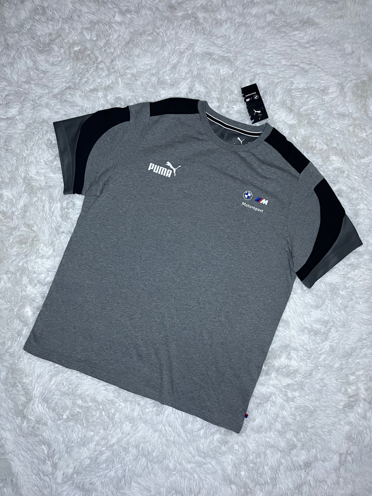 POLERA PUMA BMW MOTORSPORT MMS MT7 GRIS