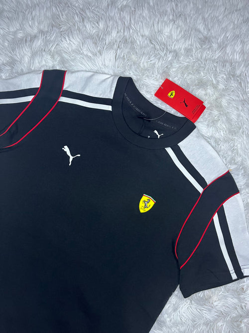 POLERA PUMA SCUDERIA FERRARI MT7 NEGRA
