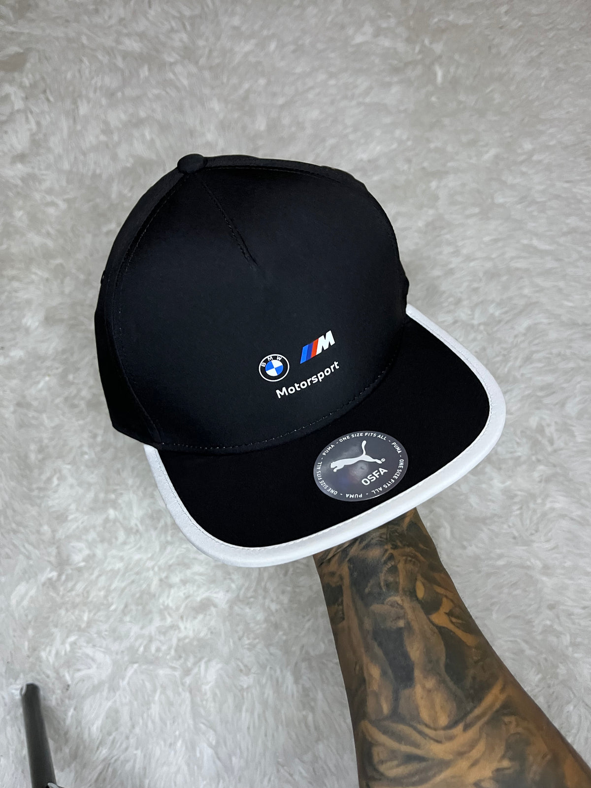 GORRO PUMA BMW MOTORSPORT MMS NEGRO CON VISERA PLANA