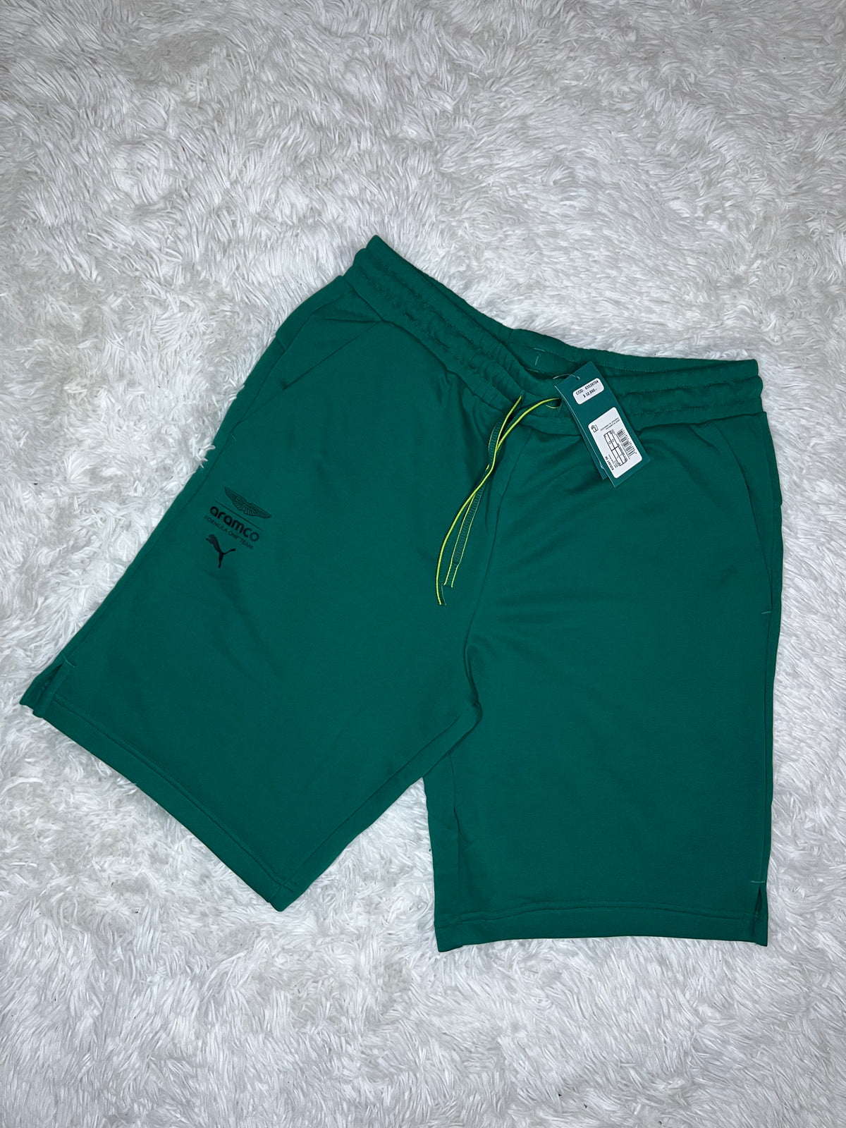 SHORT PUMA ASTON MARTIN F1 2026 VERDE