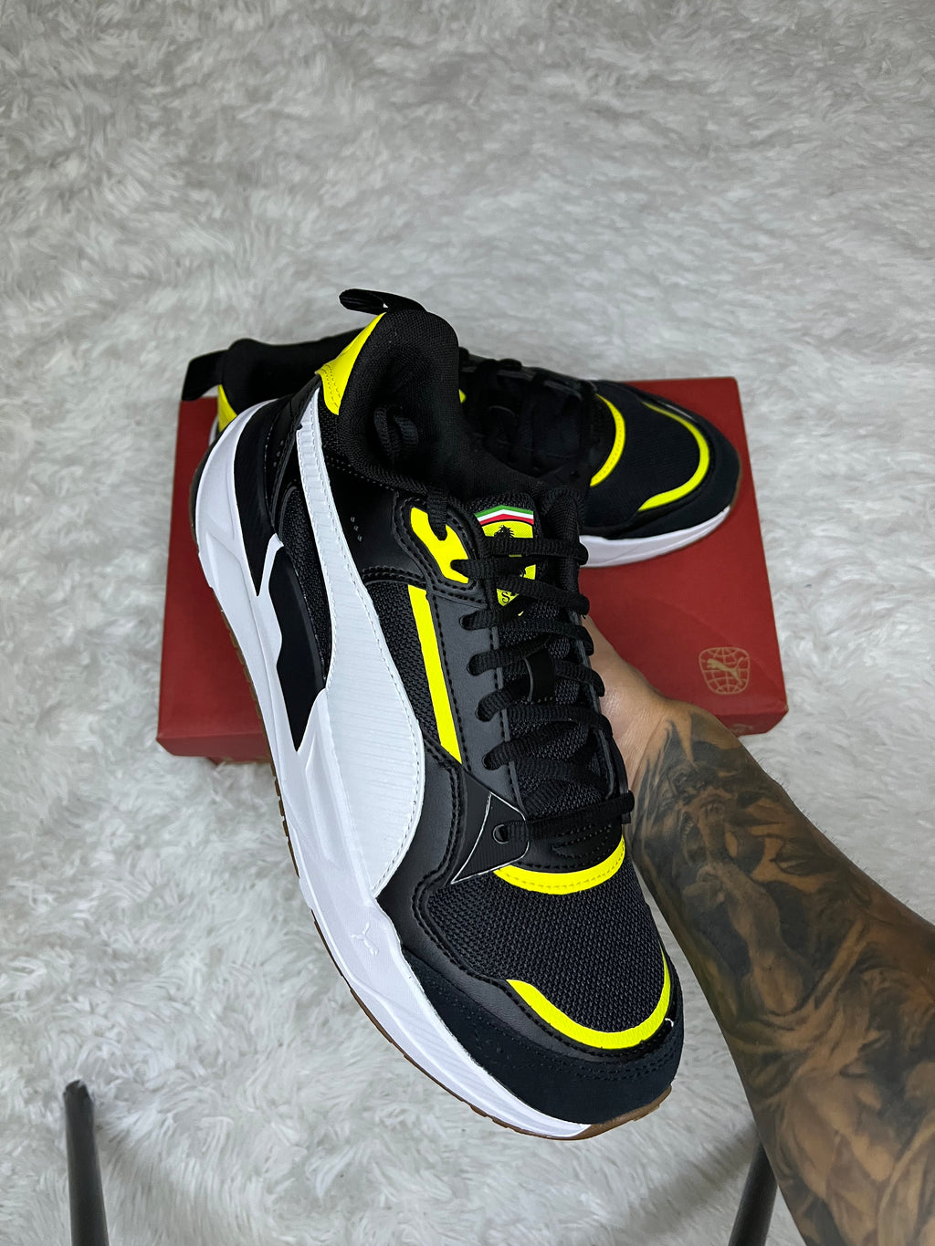 ZAPATILLAS PUMA SCUDERIA FERRARI TRINITY 2 NEGRAS