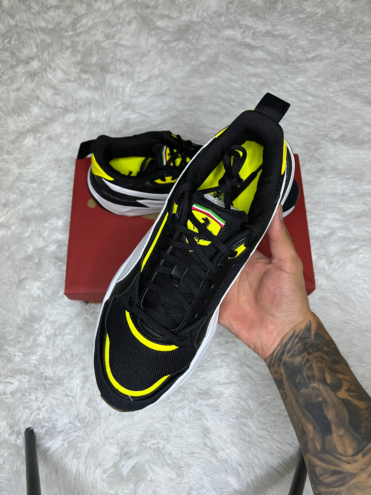 ZAPATILLAS PUMA SCUDERIA FERRARI TRINITY 2 NEGRAS