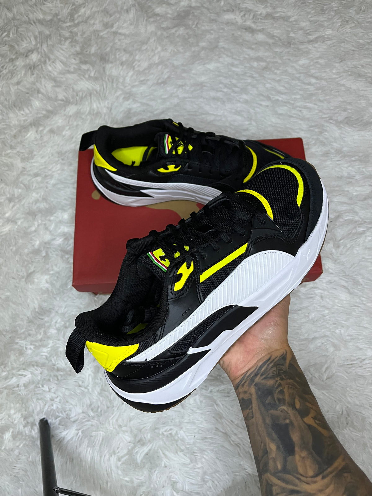 ZAPATILLAS PUMA SCUDERIA FERRARI TRINITY 2 NEGRAS