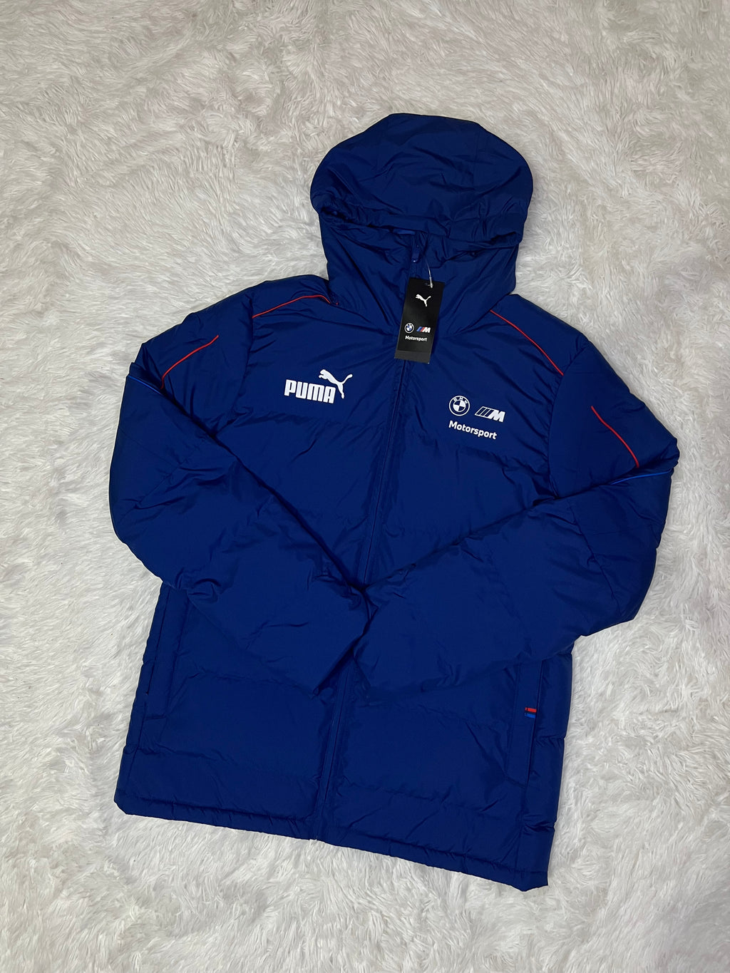 CHAQUETA PARKA PUMA MT7 BMW MMS MOTORSPORT AZUL 2026