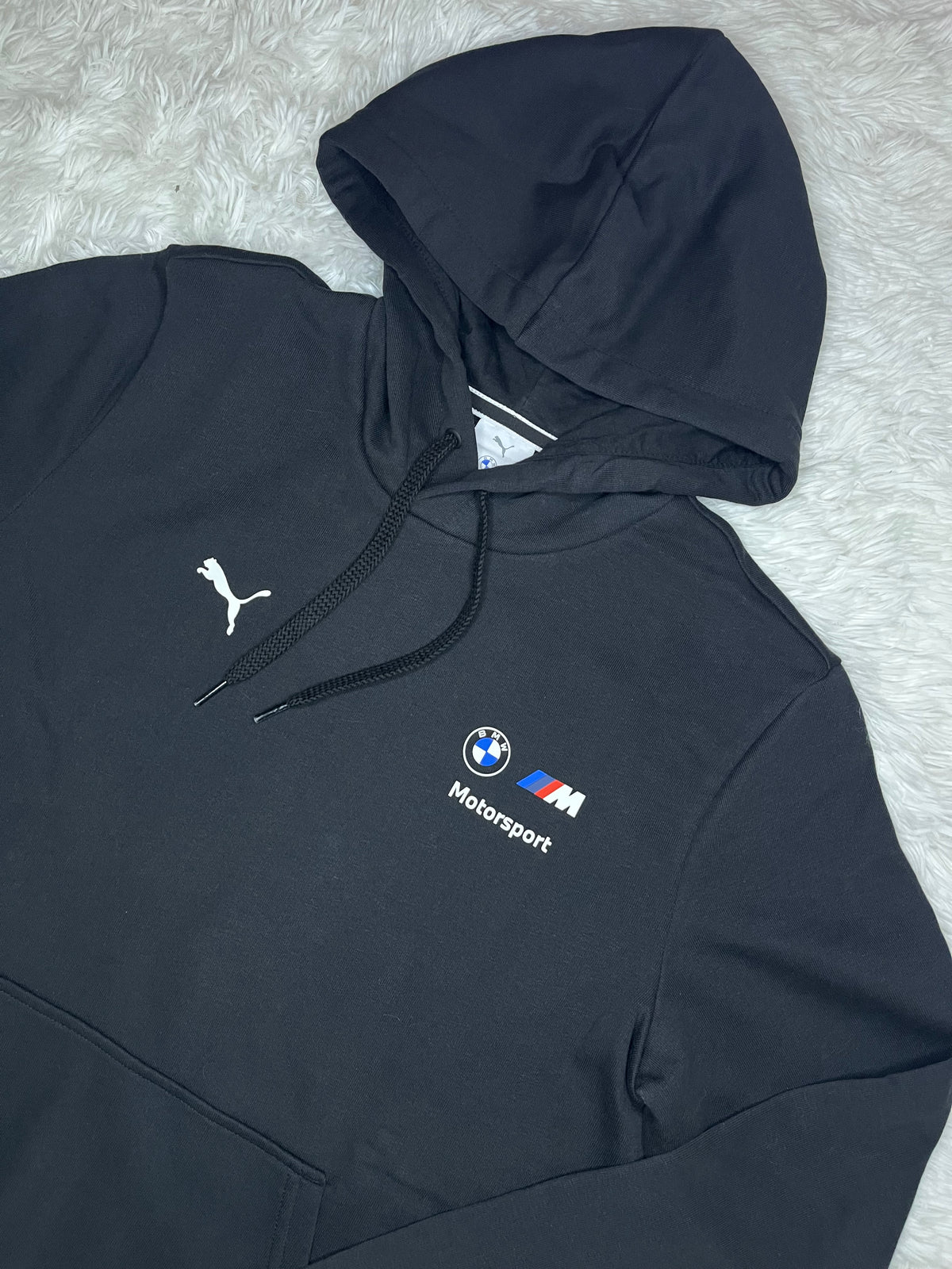 POLERÓN CANGURO PUMA BMW MOTORSPORT MMS REGULAR NEGRO