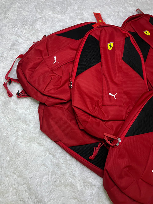 MOCHILA PUMA SCUDERIA FERRARI ROJA DE 22 L