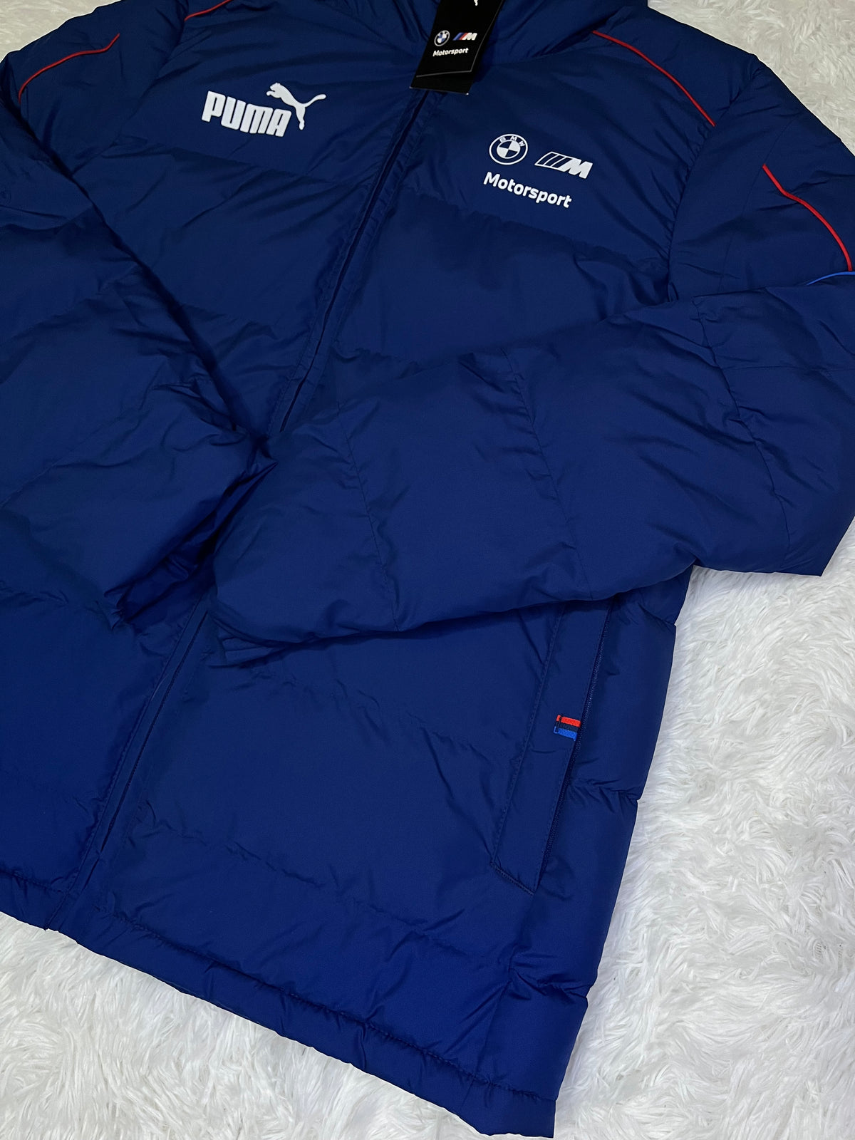 CHAQUETA PARKA PUMA MT7 BMW MMS MOTORSPORT AZUL 2026
