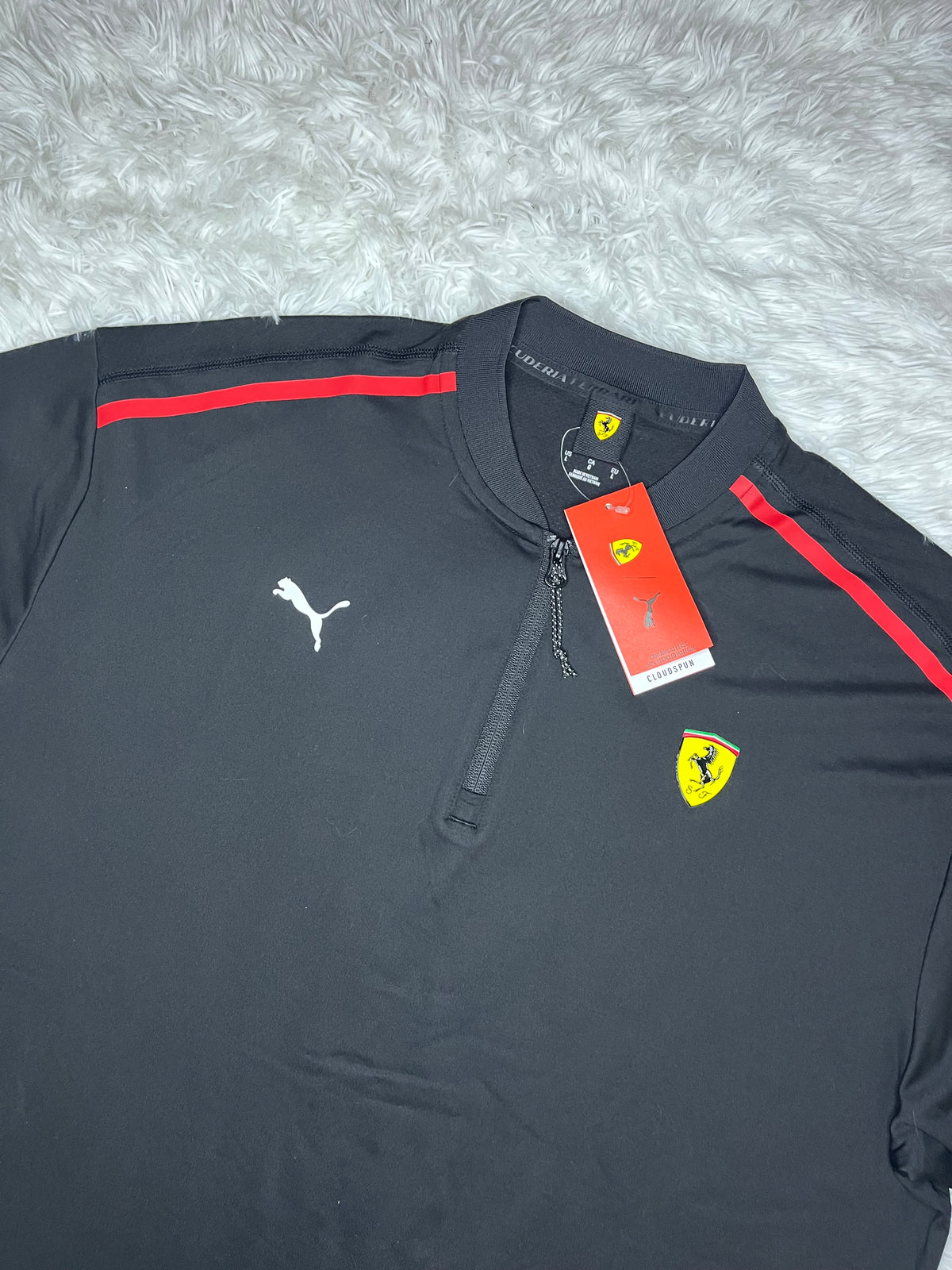 Polera puma con cierre Scuderia Ferrari