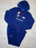CONJUNTO PUMA BMW MOTORSPORT ESSENTIAL AZUL 2026:POLERON Y PANTALÓN DE BUZO