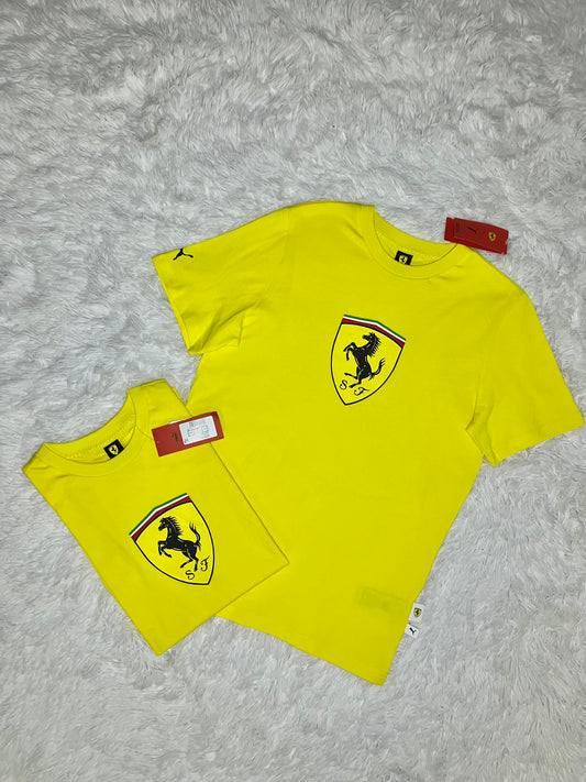 Polera puma Scuderia Ferrari amarilla